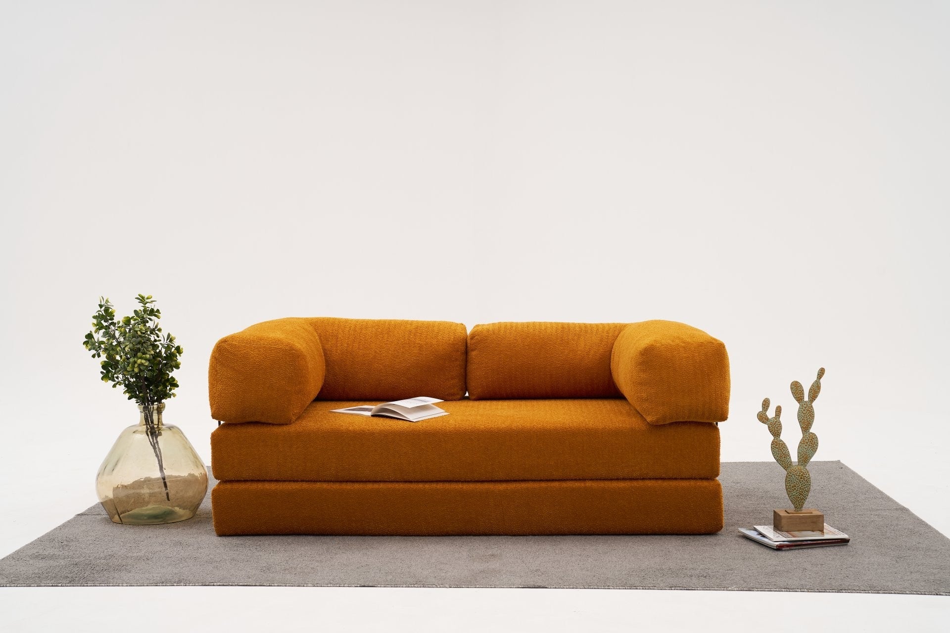 Comfort - Orange 3-Sits Soffa