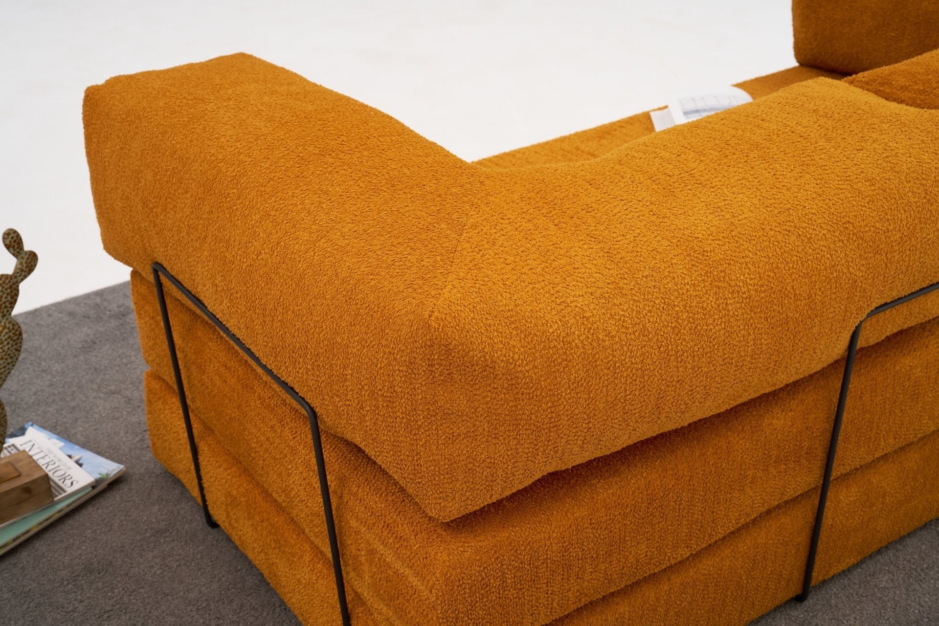 Comfort - Orange 3-Sits Soffa