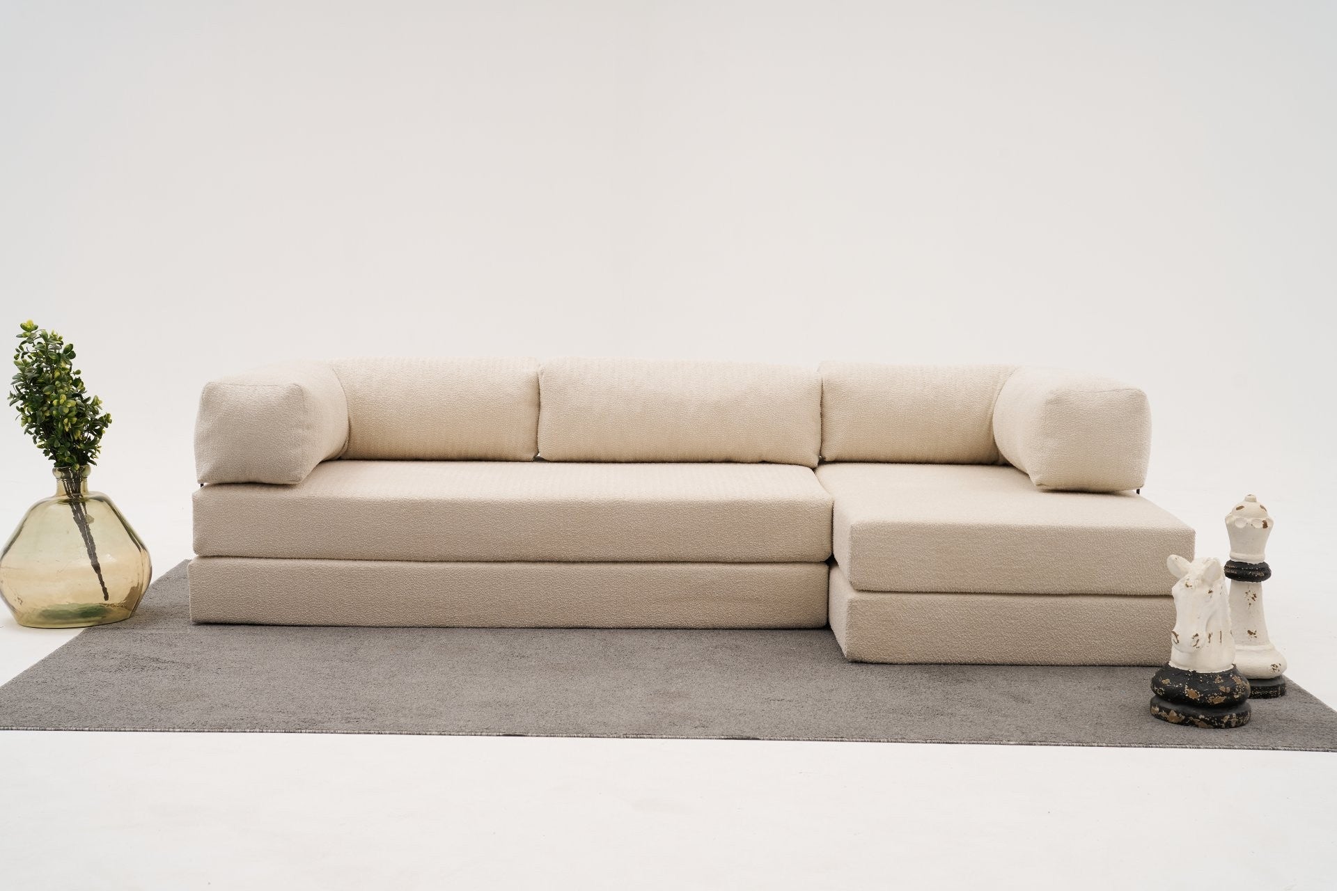Comfort - Cream Hörnsoffa