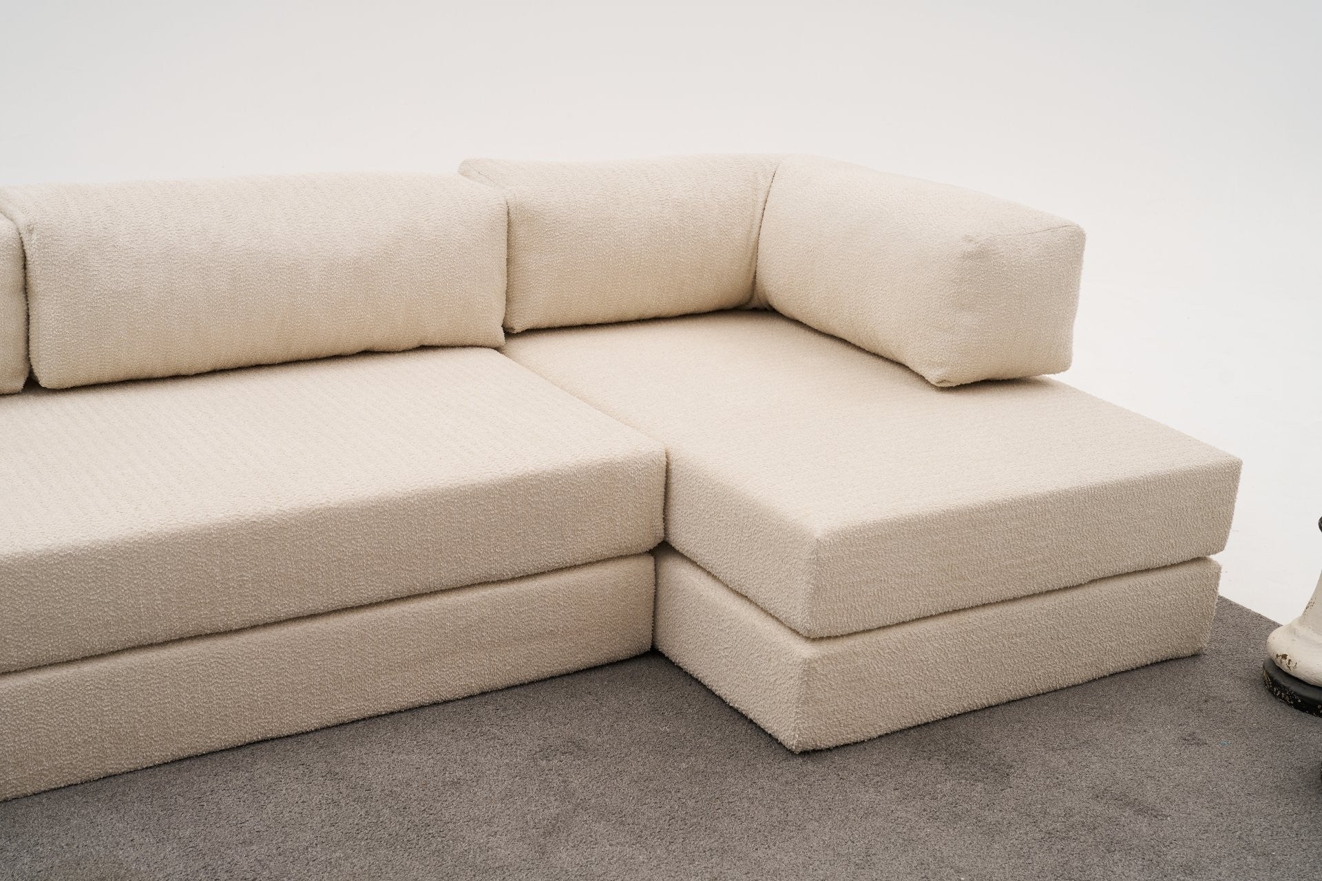 Comfort - Cream Hörnsoffa