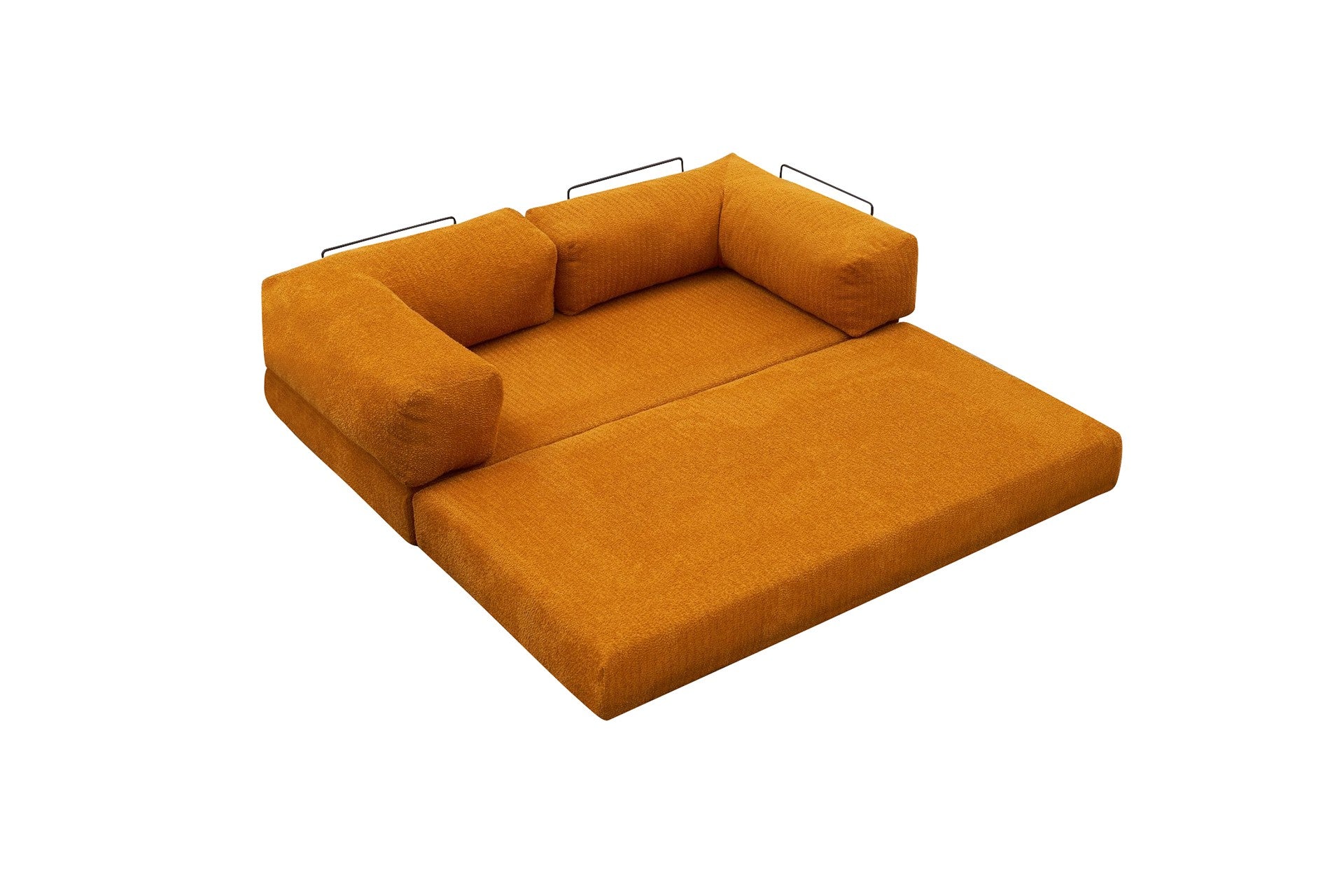 Comfort - Orange Hörnsoffa