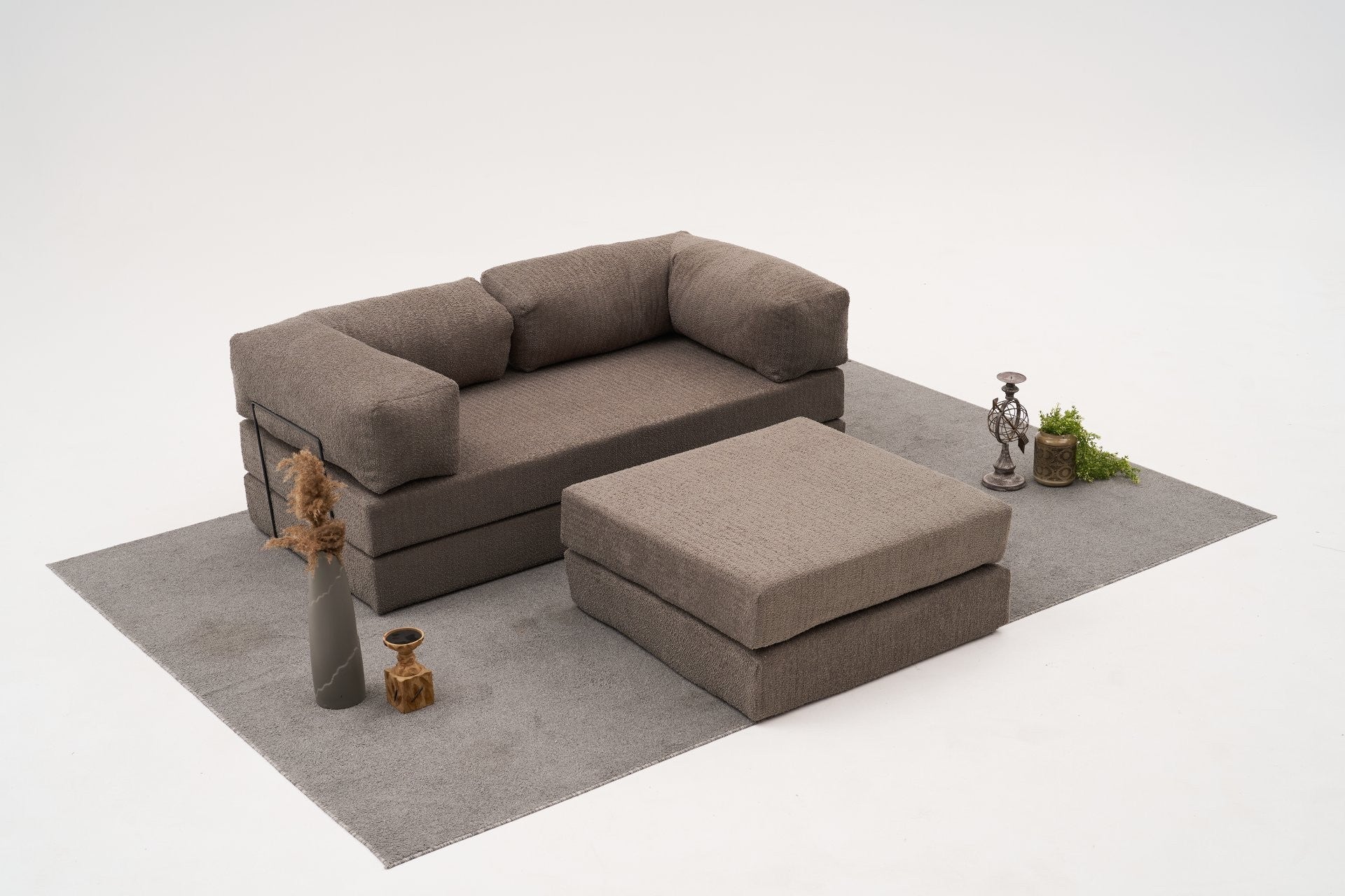 Comfort Mini - Grå Hörnsoffa