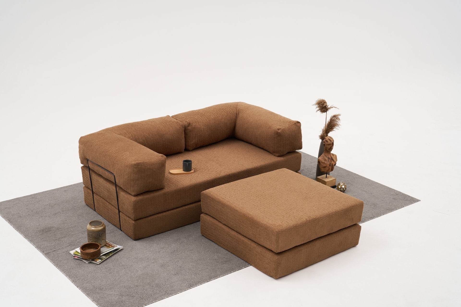 Comfort Mini - Brun Hörnsoffa