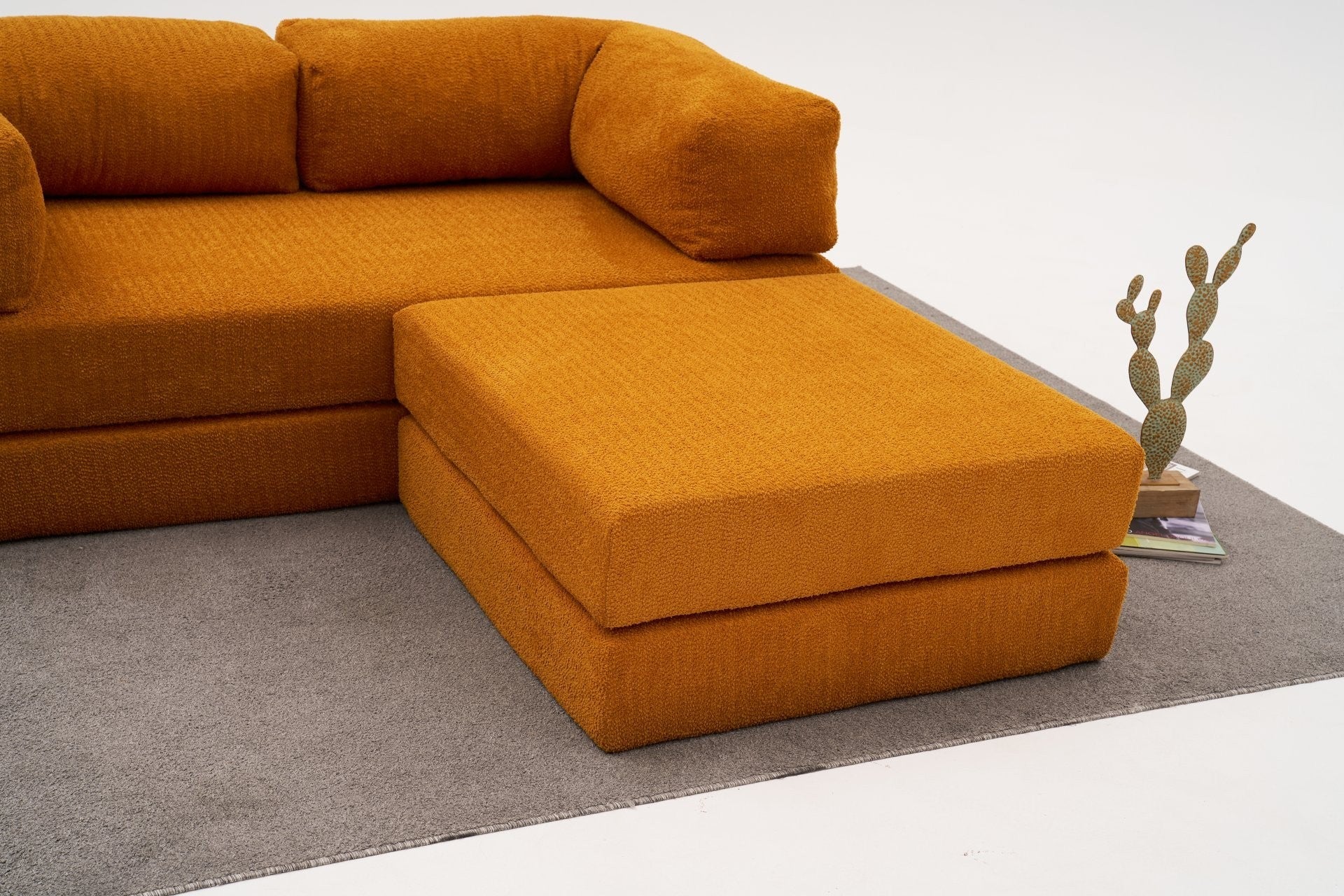 Comfort Mini - Orange Hörnsoffa