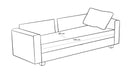 Aly - Antracit 3-sits Soffbed