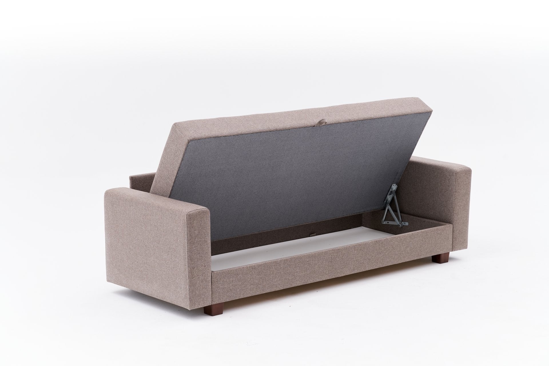 Aly Arzilla - Brun 3-sits Soffbed