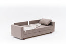 Aly Arzilla - Brun 3-sits Soffbed