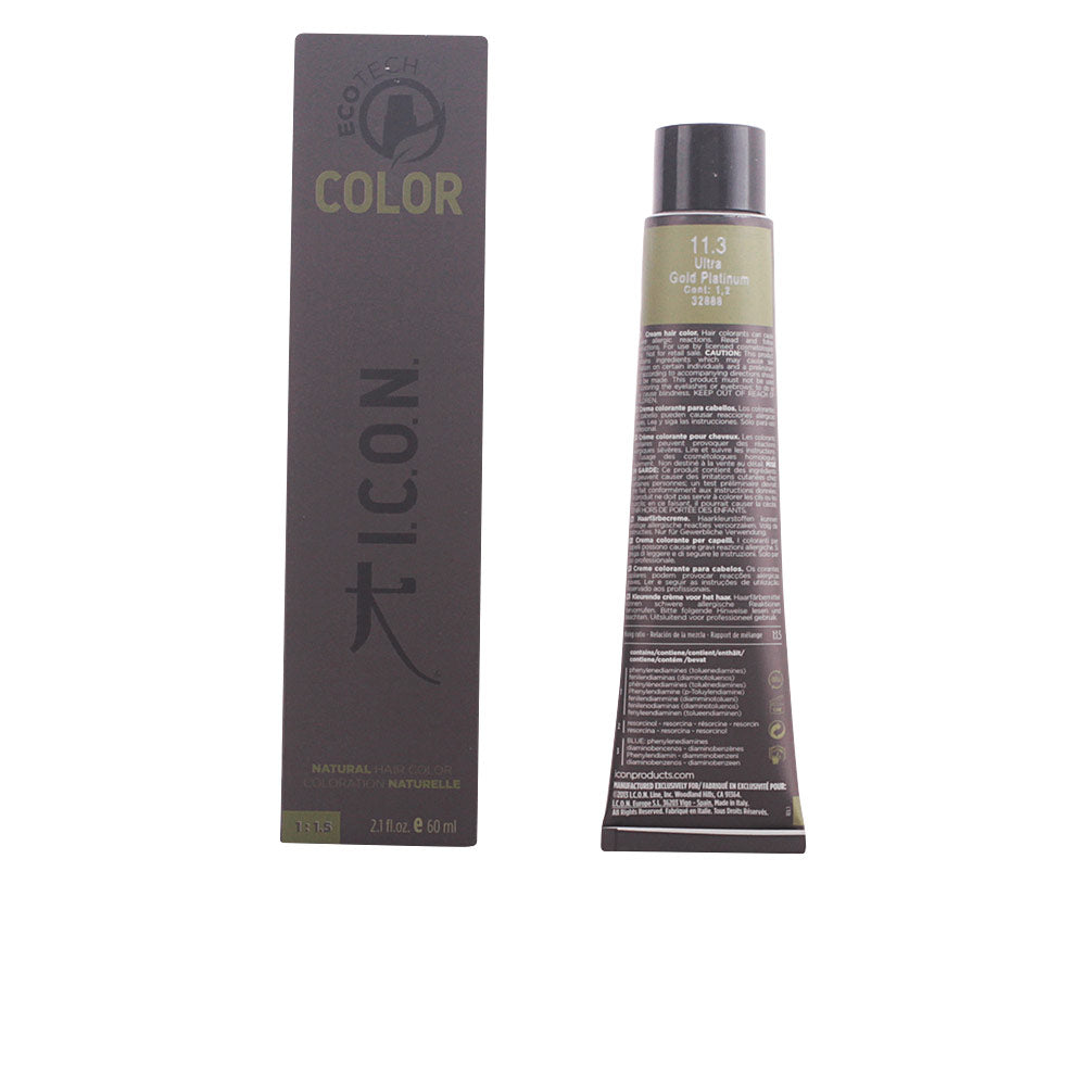 I.c.o.n. ECOTECH COLOR natural color #11.3 ultra gold platinum