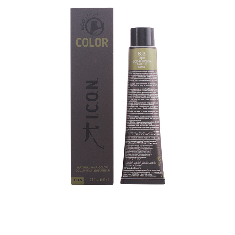 I.c.o.n. ECOTECH COLOR natural color #8.3 light golden blonde