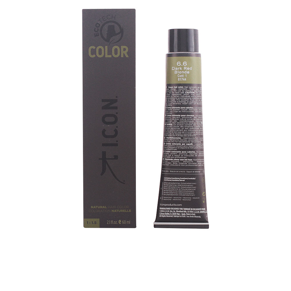 I.c.o.n. ECOTECH COLOR natural color #6.6 dark red blonde