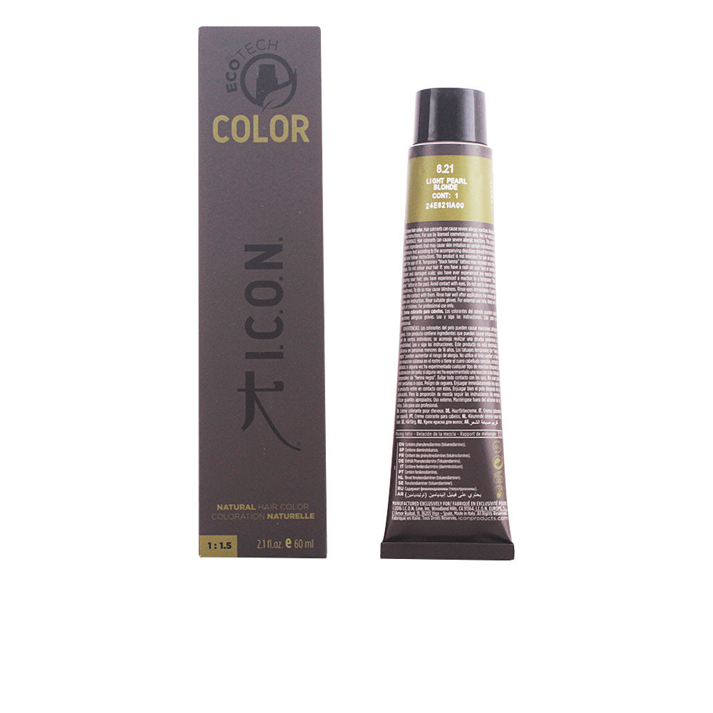 I.c.o.n. ECOTECH COLOR natural color #8.21 light pearl blonde