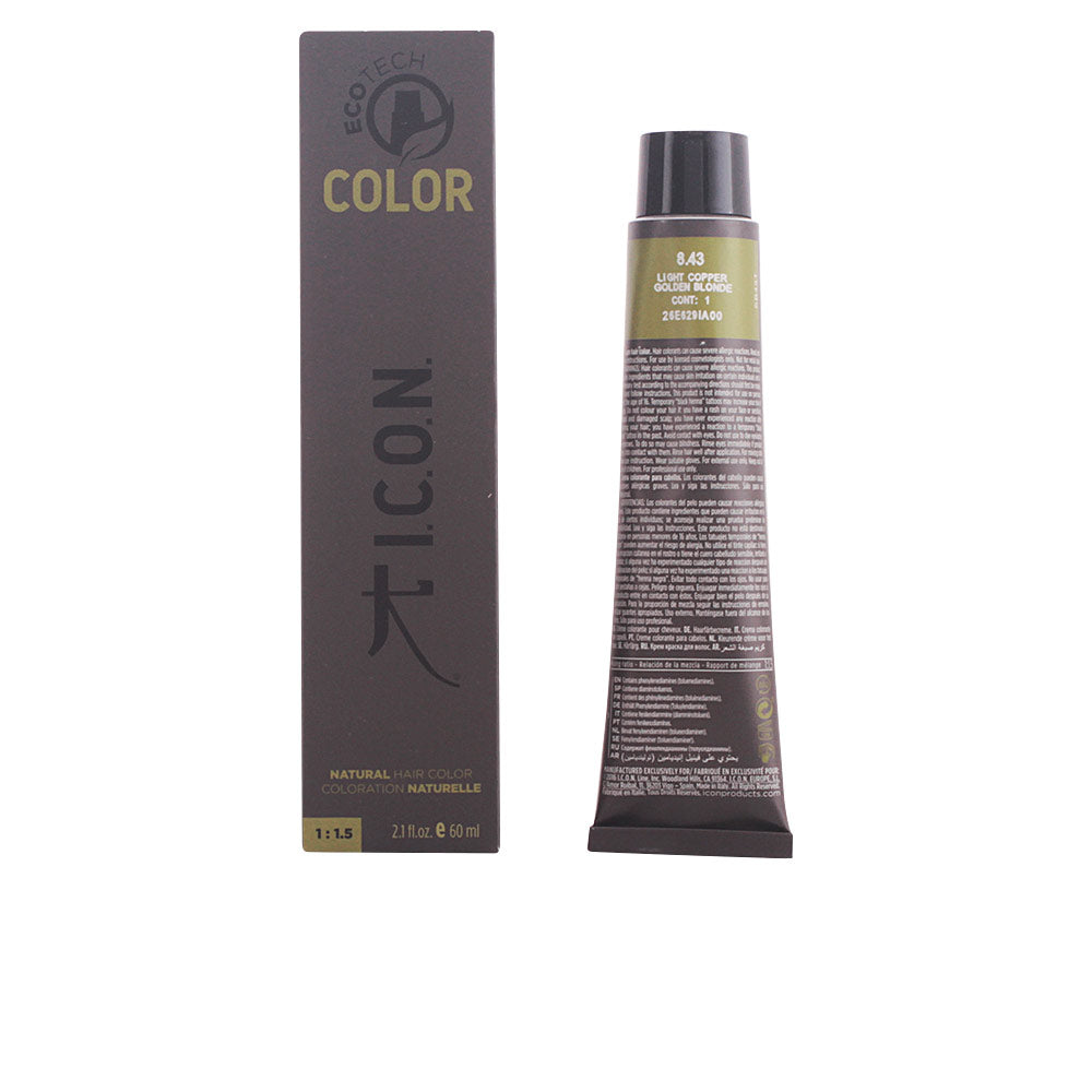 I.c.o.n. ECOTECH COLOR #8.43 light copper golden blonde