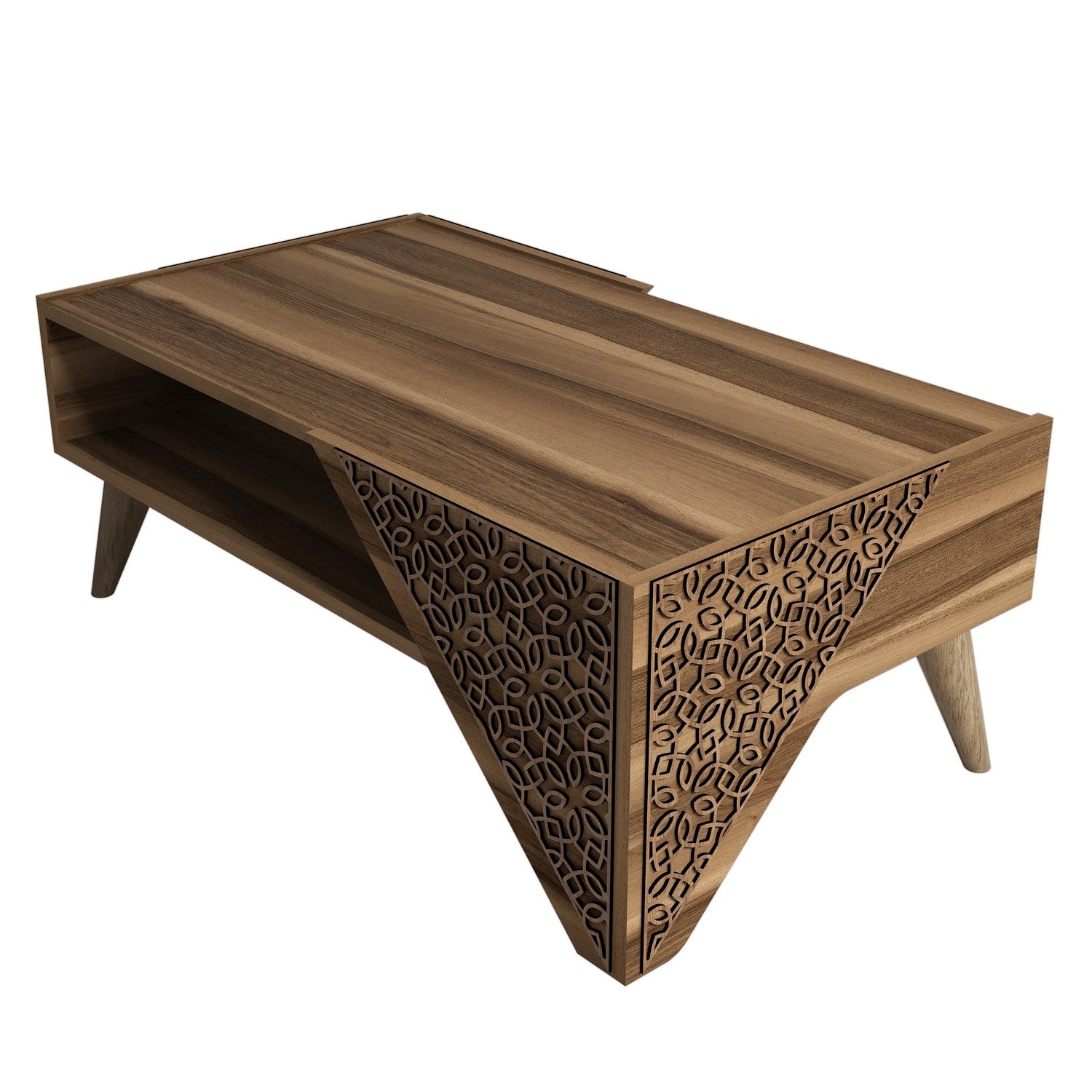 Beril - Valnöt Kaffe Bord