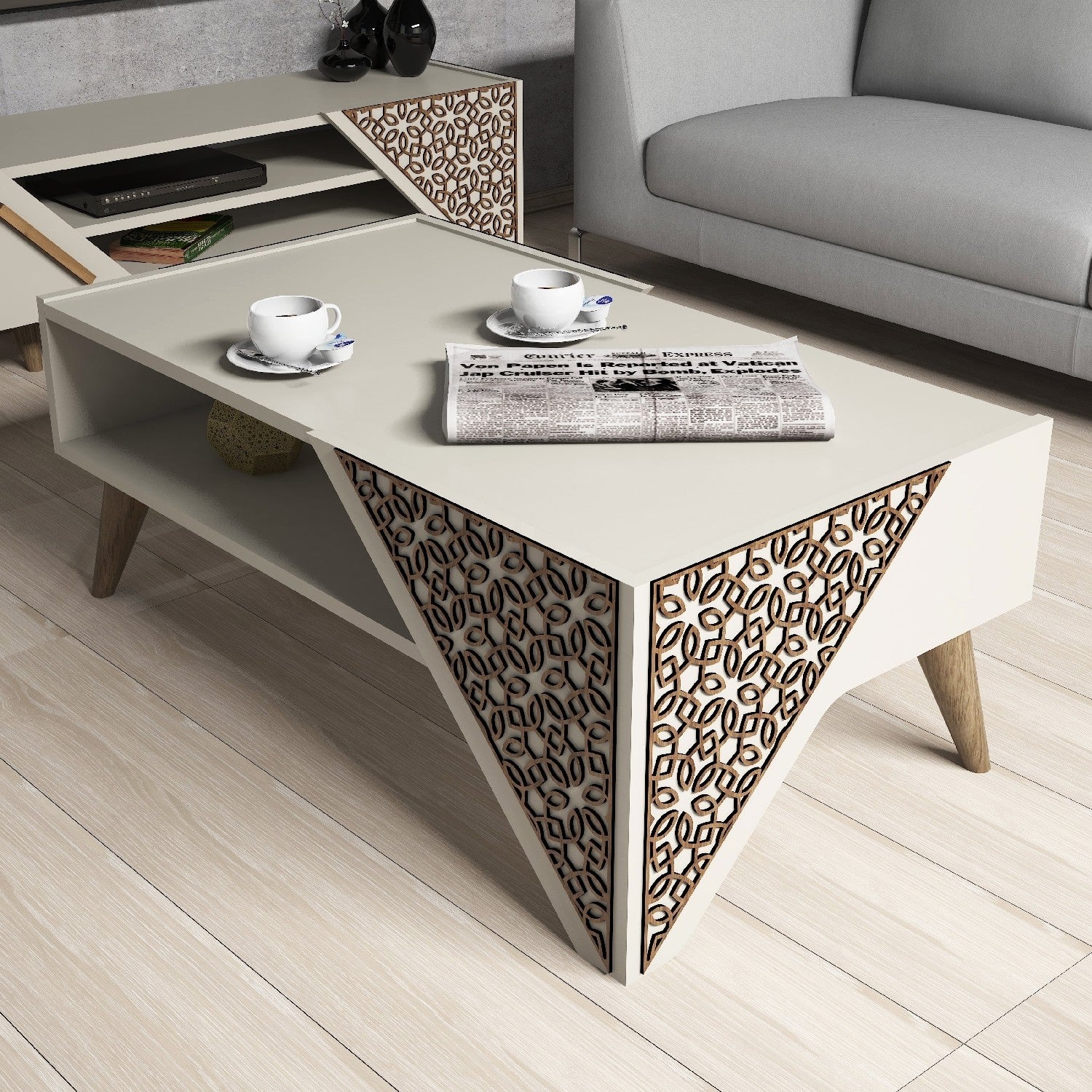 Beril - Grädde Kaffe Bord