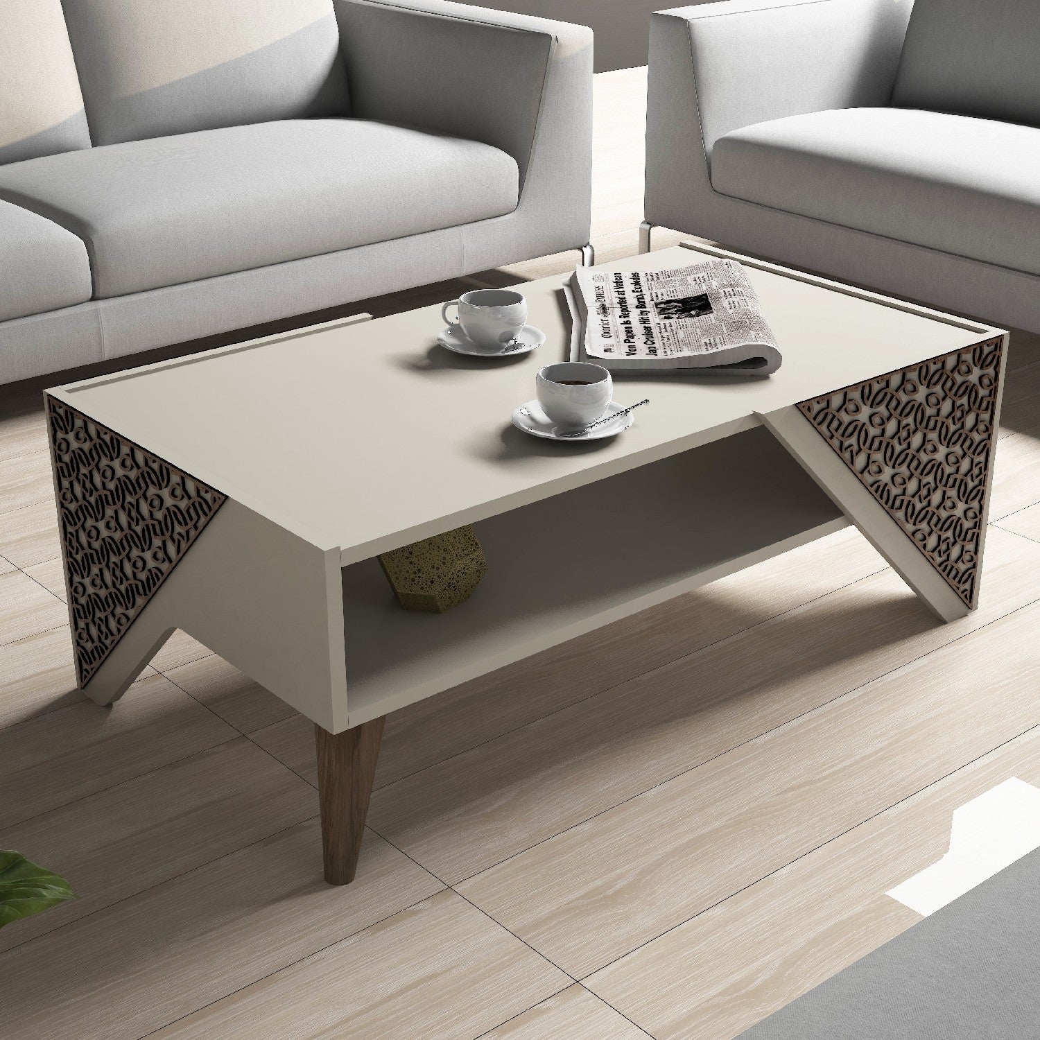 Beril - Grädde Kaffe Bord