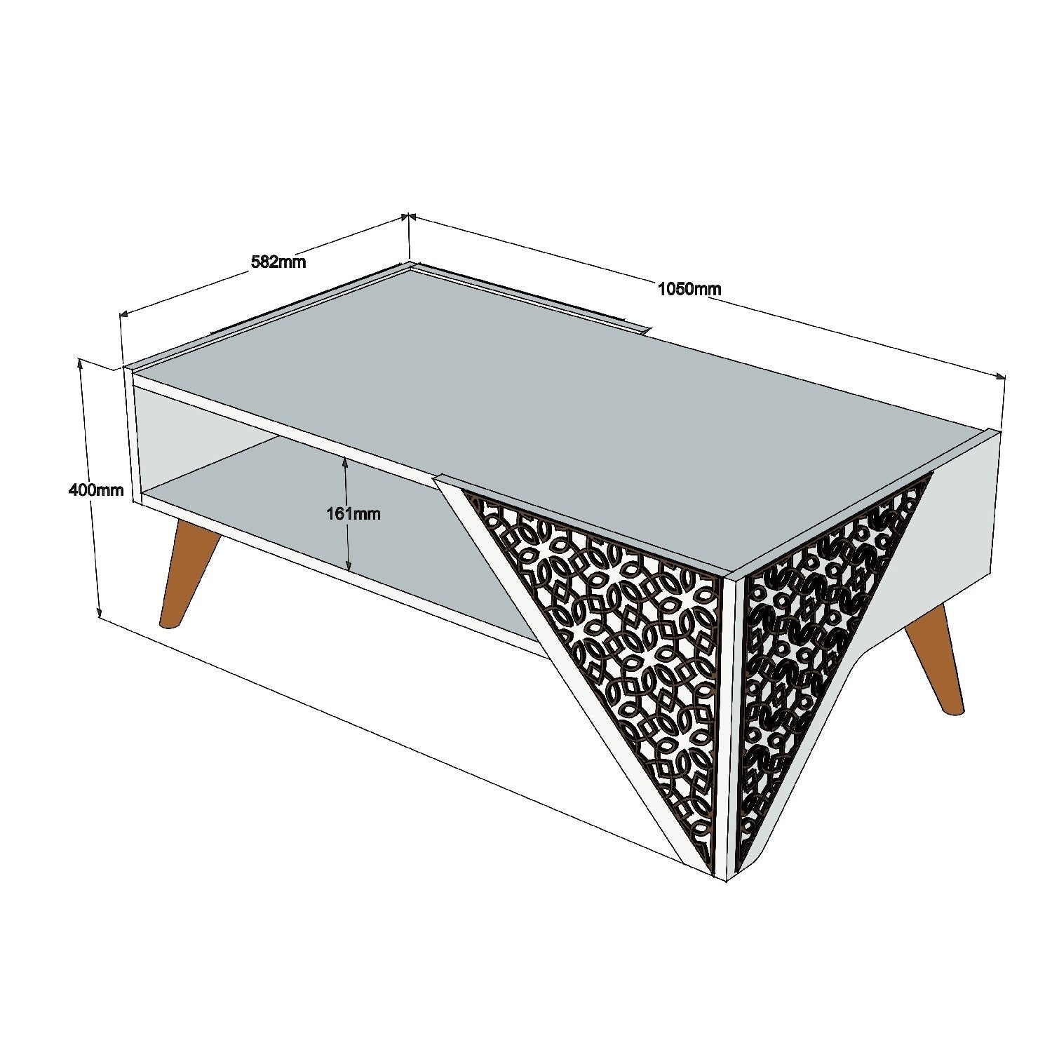 Beril - Grädde Kaffe Bord