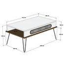 Ekol - Vit Kaffe Bord