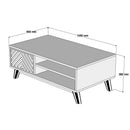 Inci - Valnöt, Grädde Kaffe Bord