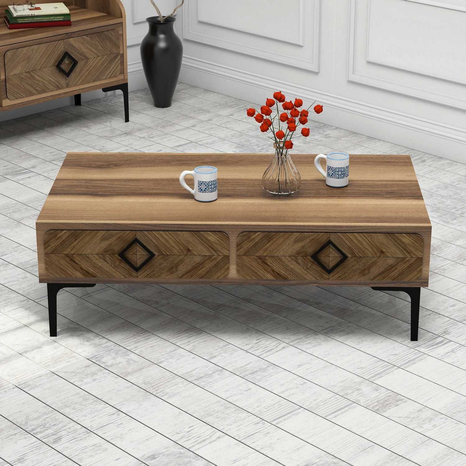Samba - Valnöt Kaffe Bord