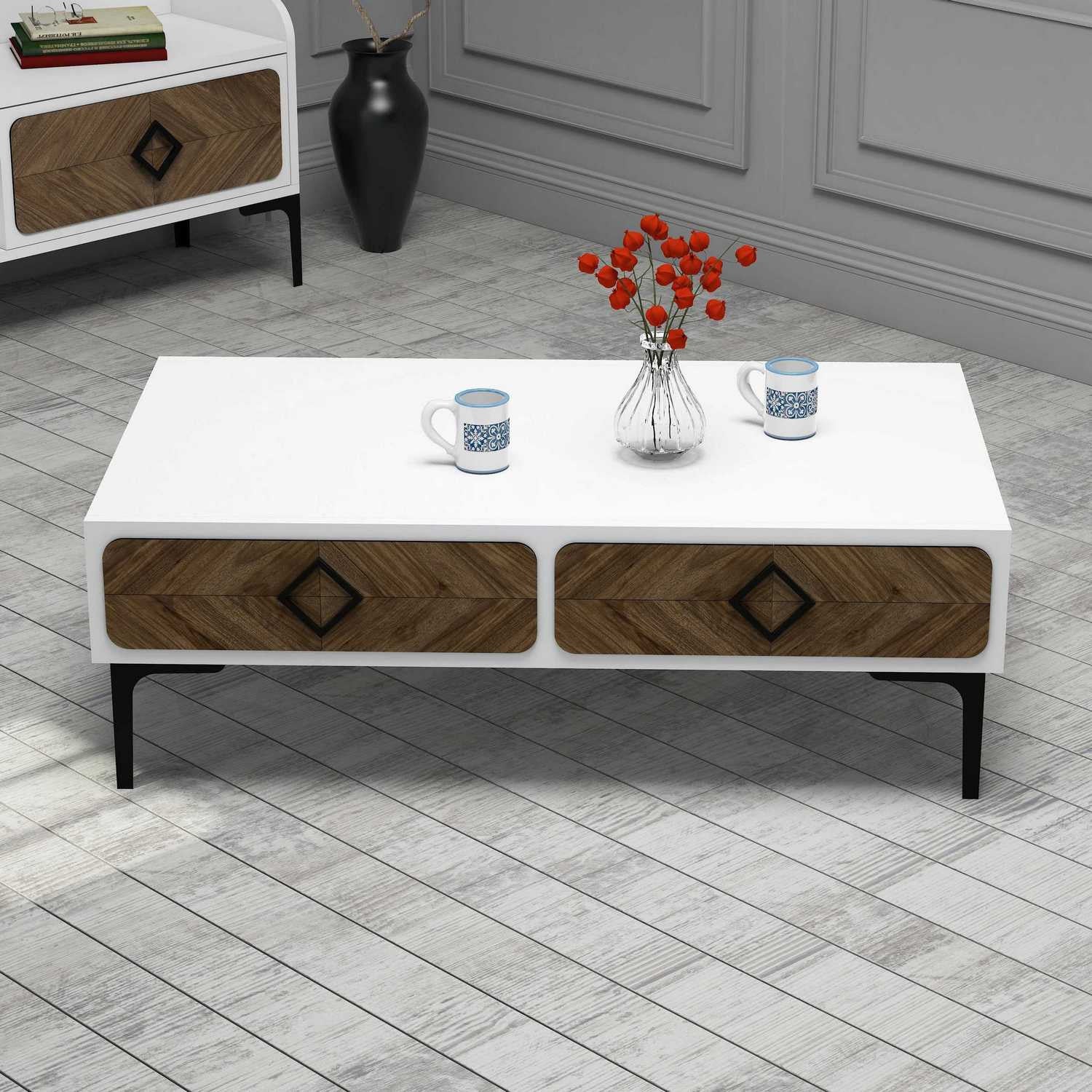 Samba - Vit Kaffe Bord