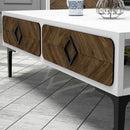 Samba - Vit Kaffe Bord
