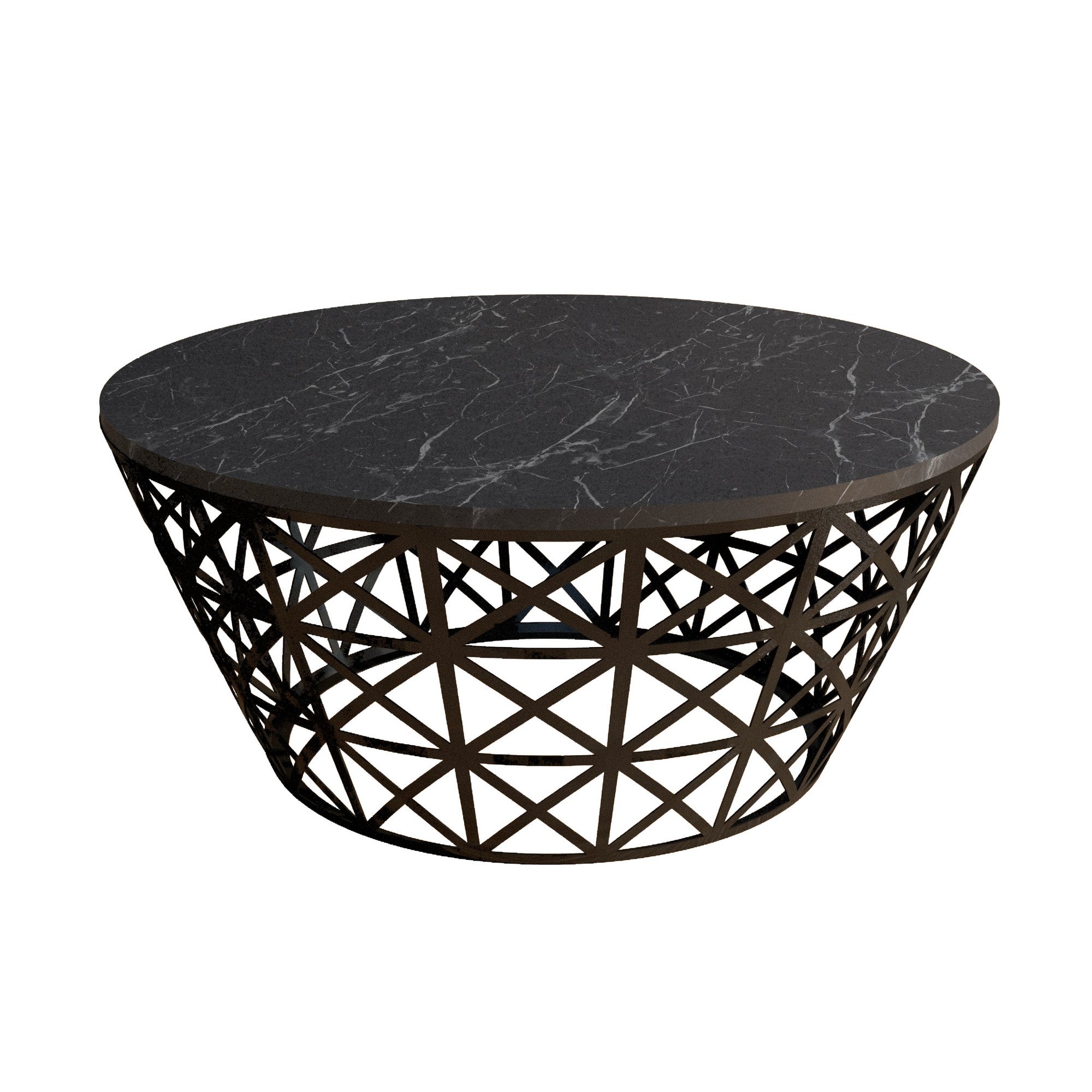 Stil - Svart Marmor Kaffe Bord