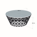 Stil - Svart Marmor Kaffe Bord