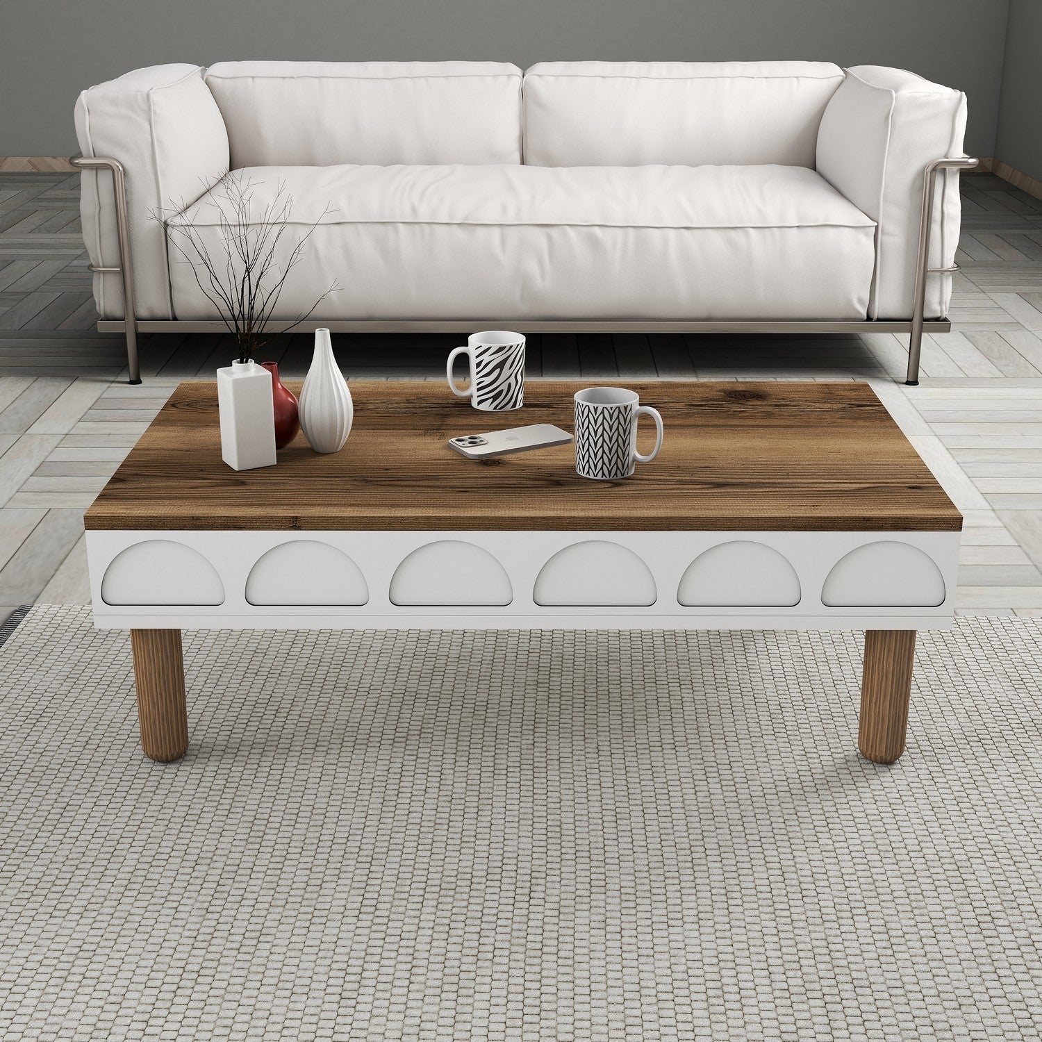 Bohem 852 - Vit Kaffe Bord