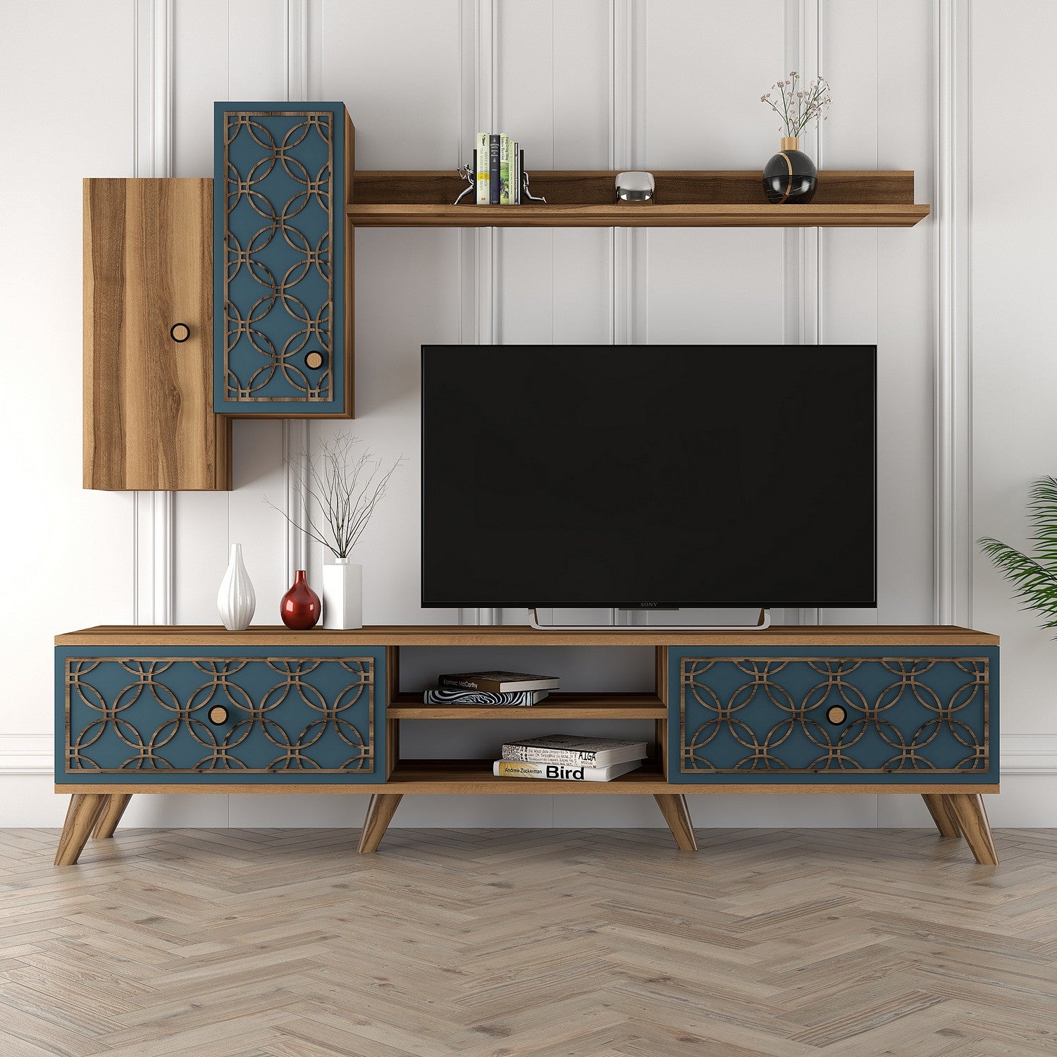 Class S - Valnöt, Chalcedon TV-enhet