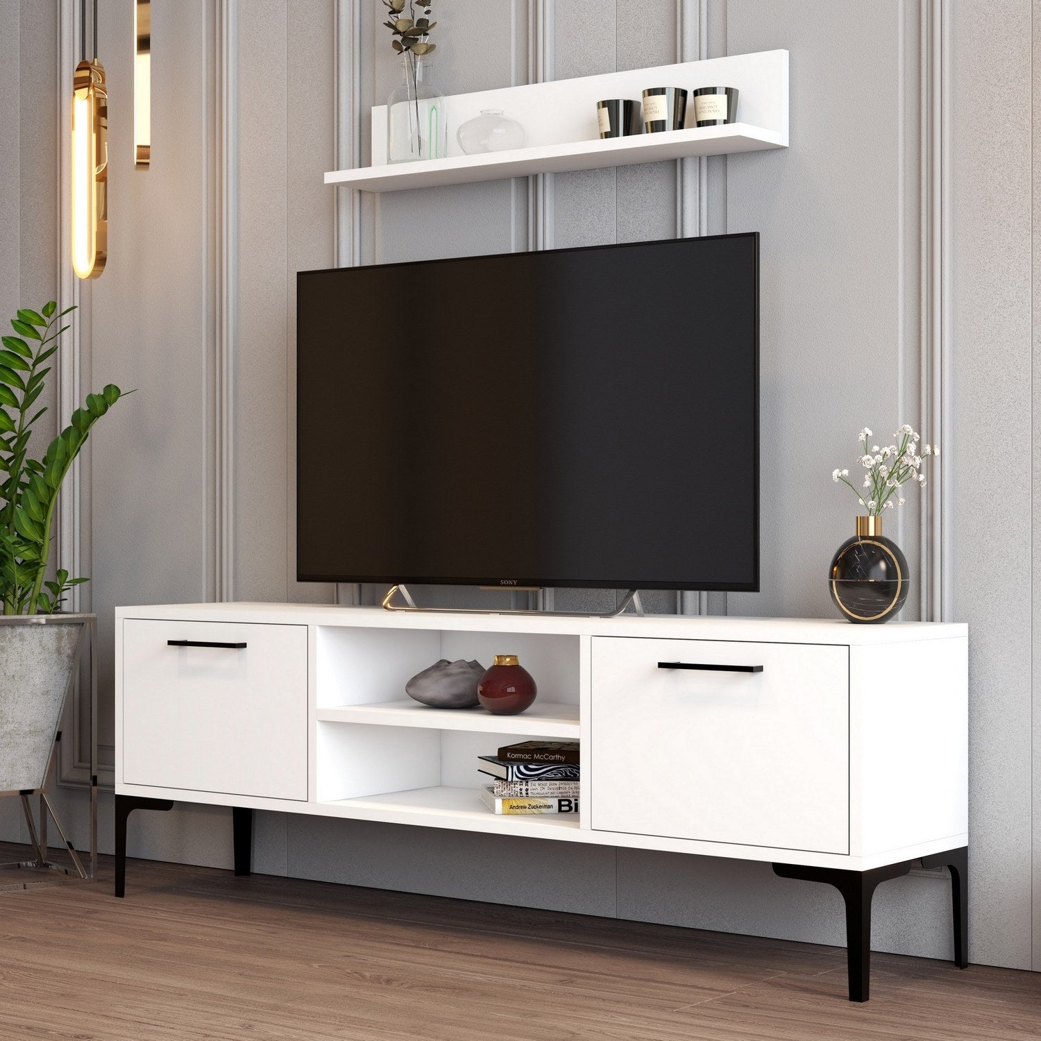 Riga - Vit TV-enhet
