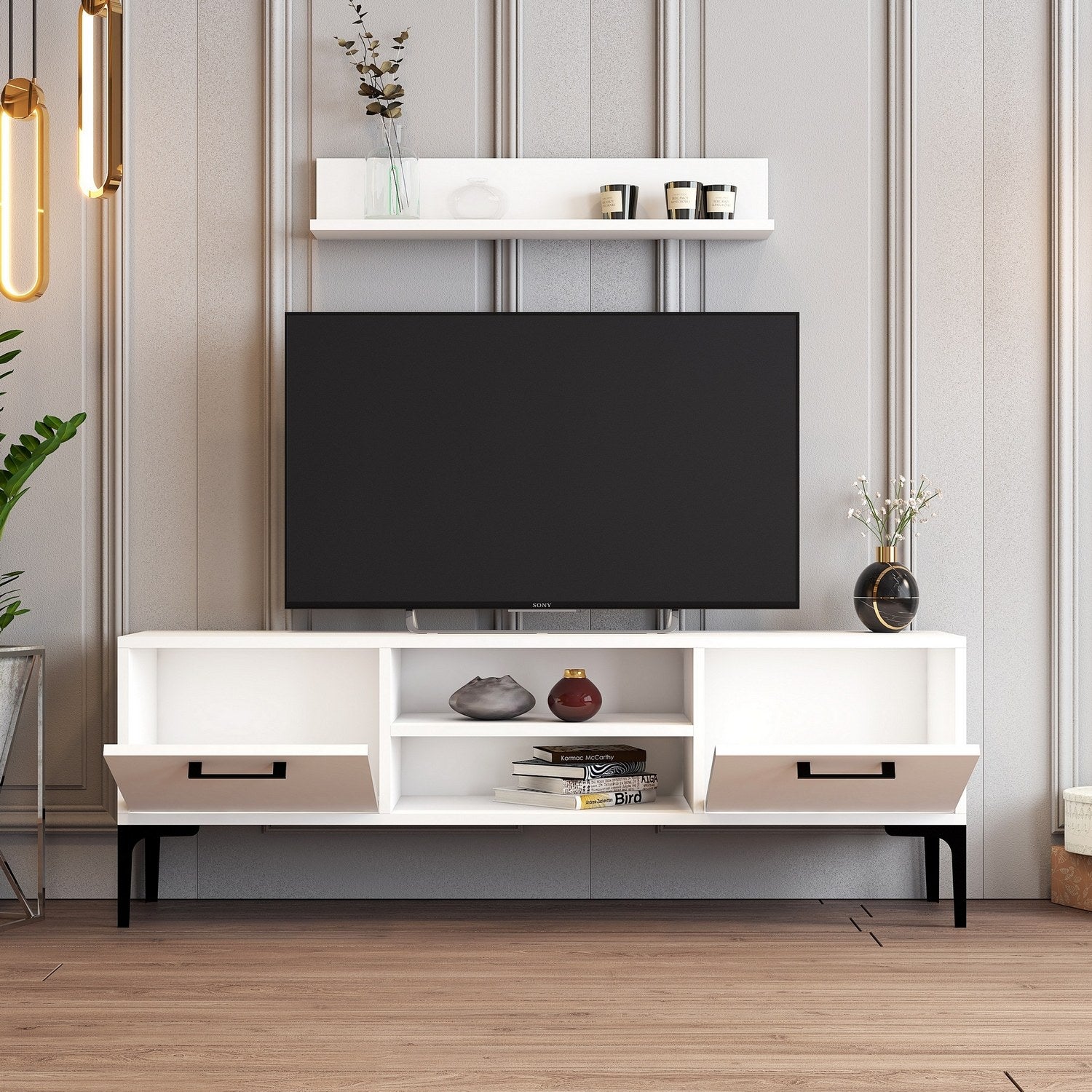 Riga - Vit TV-enhet