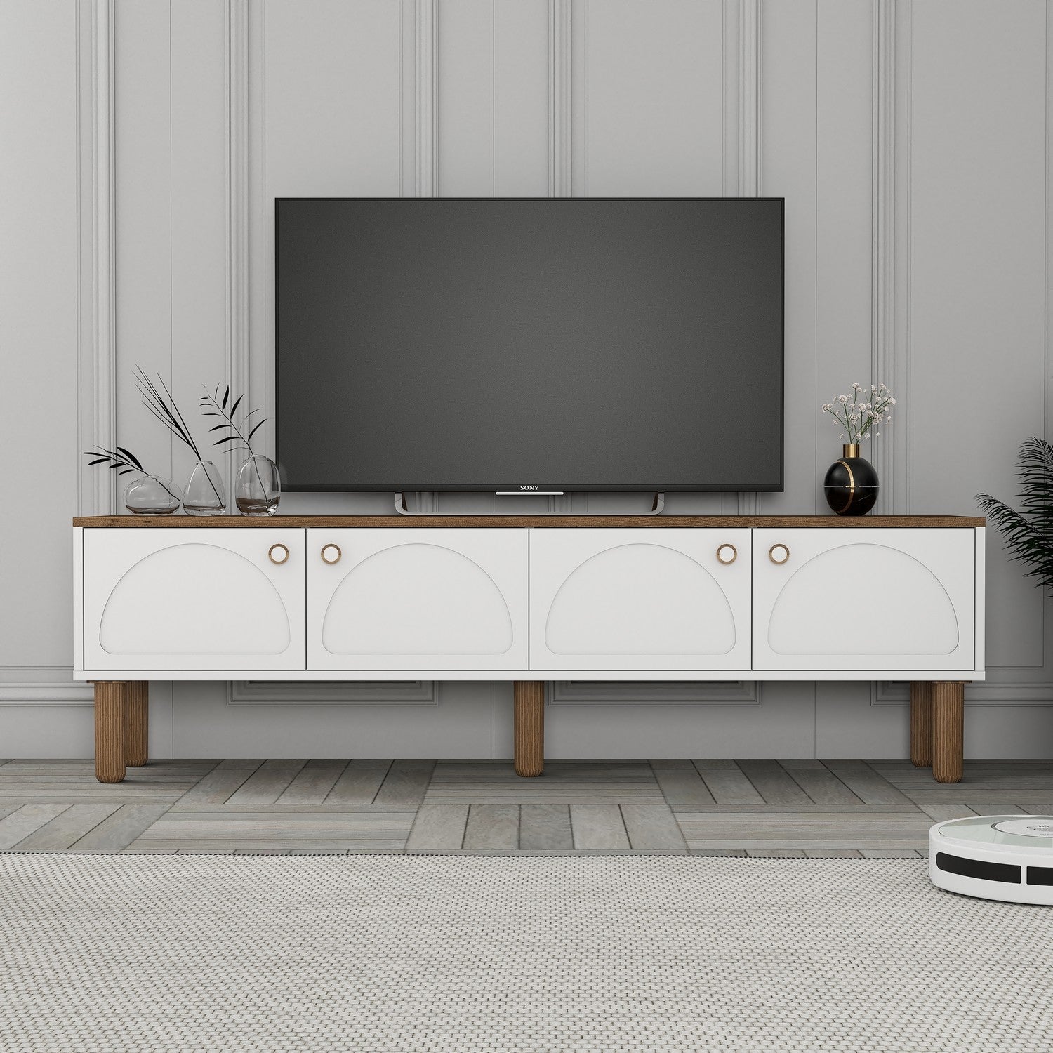 Bohem 850 - Vit TV-enhet