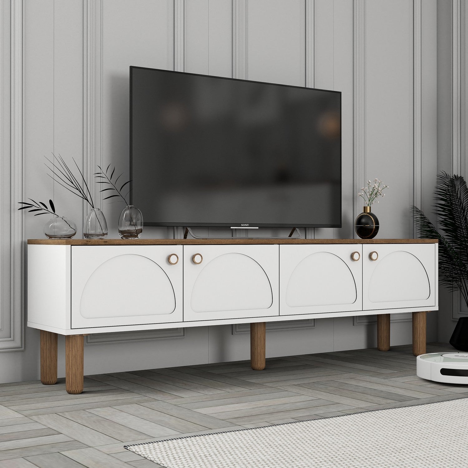 Bohem 850 - Vit TV-enhet