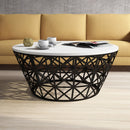 Stil Metall Forge - Vit Kaffe Bord
