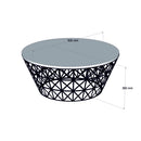 Stil Metall Forge - Ek Kaffe Bord