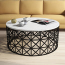 Selin Metal Ferforje - Vitt kaffebord