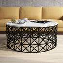 Selin Metal Ferforje - Vitt kaffebord