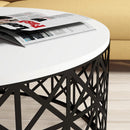 Selin Metal Ferforje - Vitt kaffebord