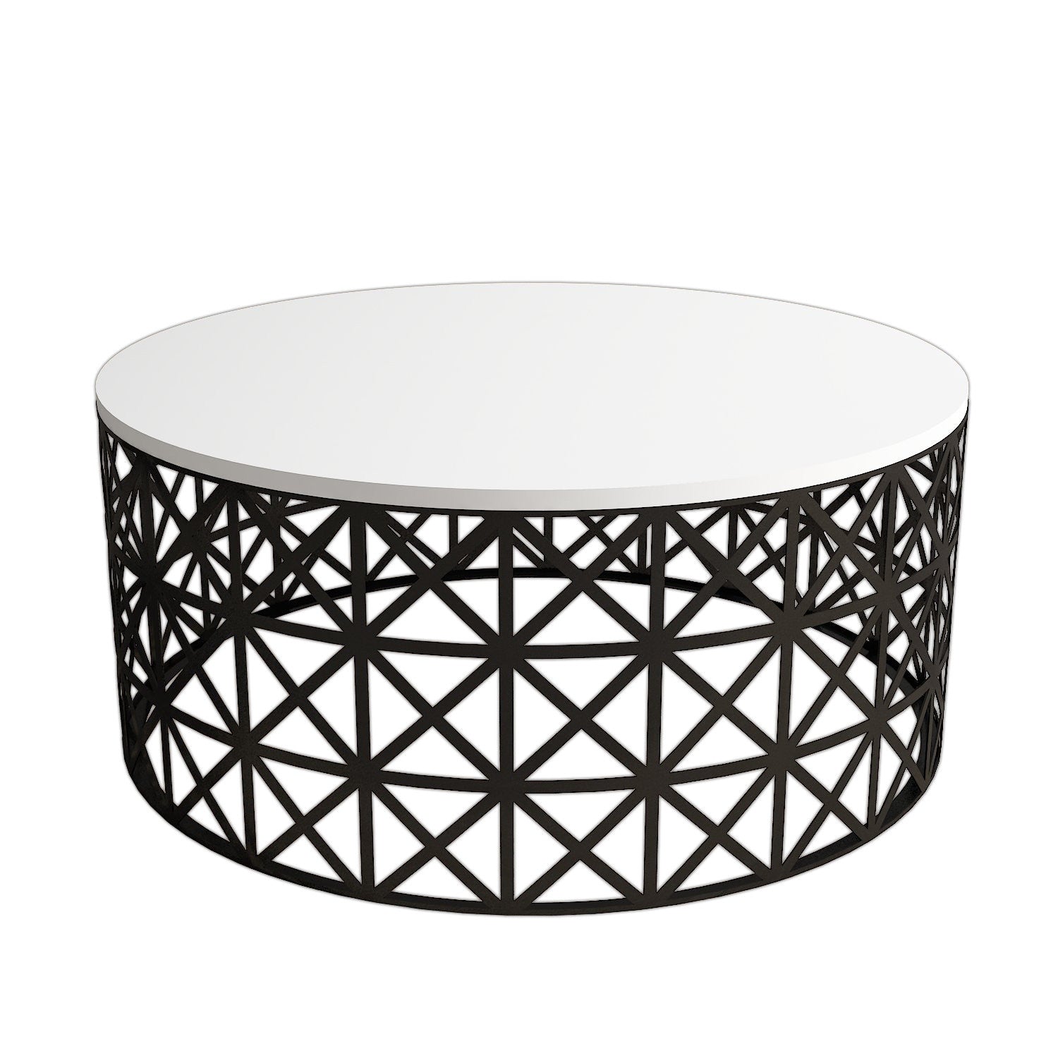 Selin Metal Ferforje - Vitt kaffebord