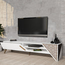 Beril 2 - Vit TV-enhet