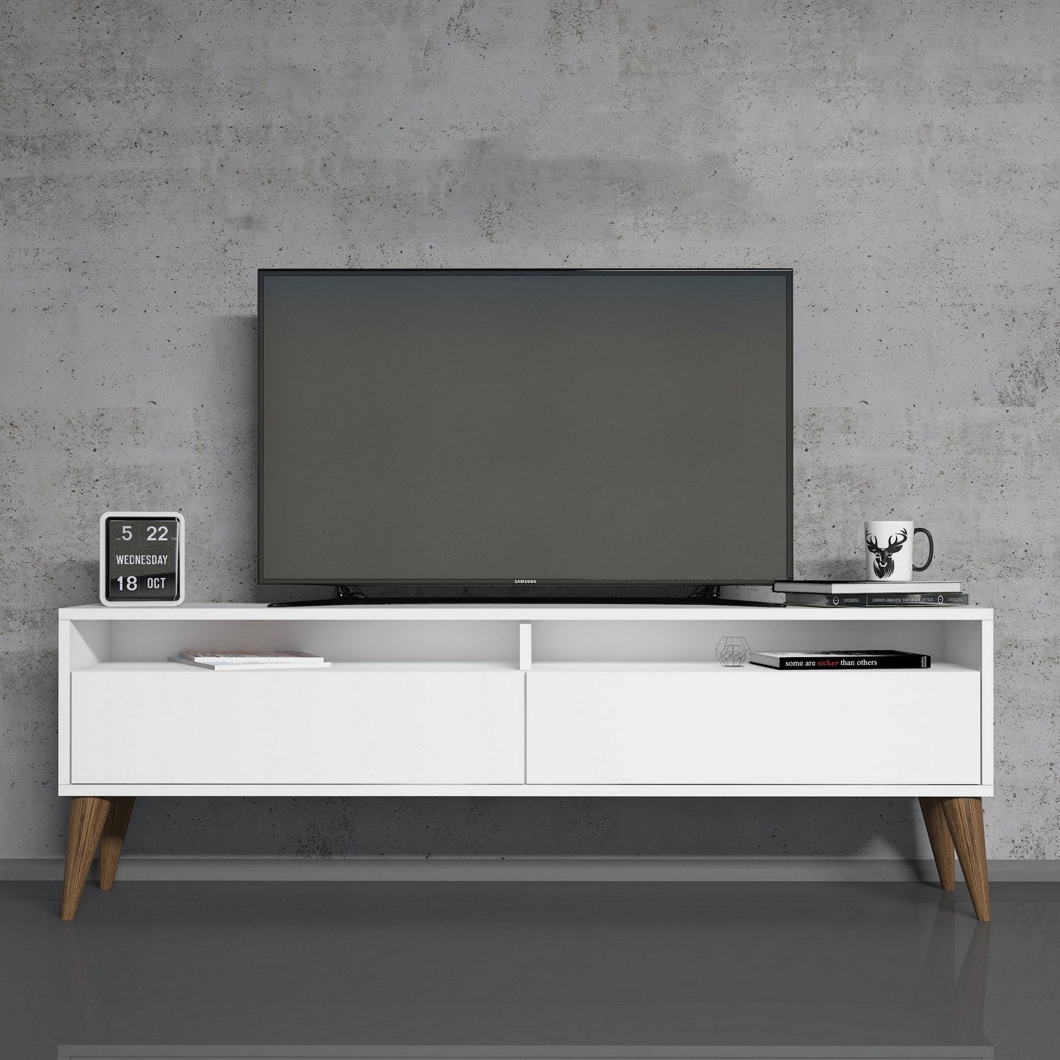Best 2 - Vit TV-enhet