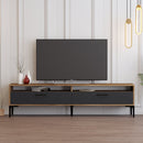 Istanbul 2 - Valnöt Anthracite TV-enhet