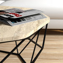 Diamond - Travertin kaffebord