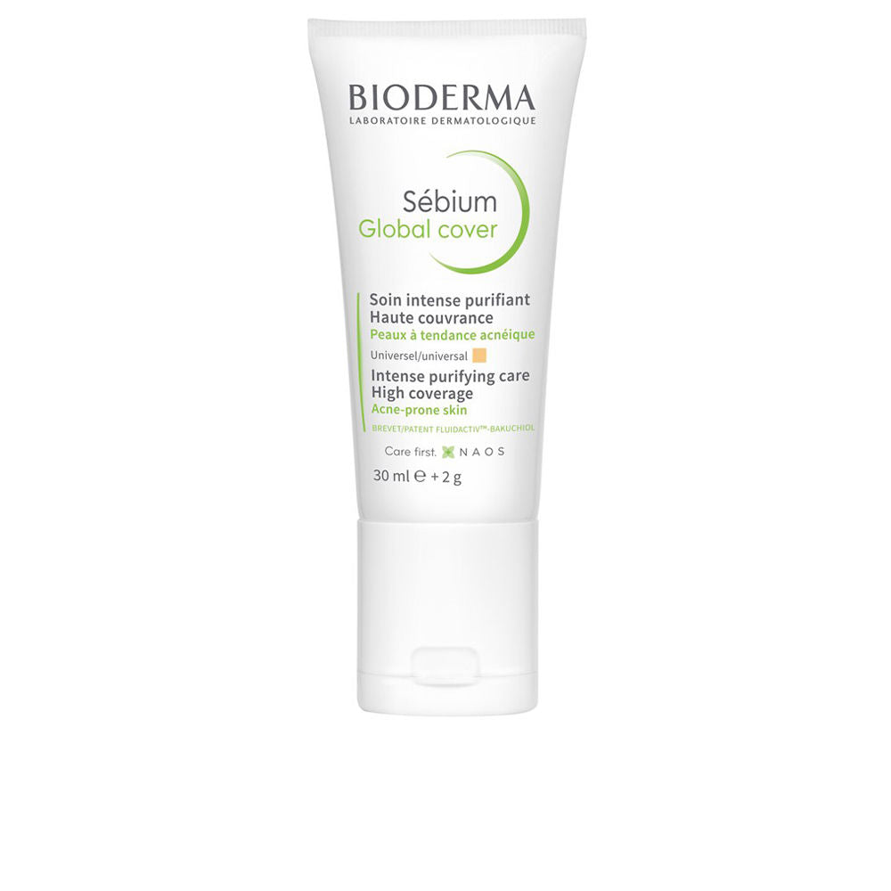 Bioderma SÉBIUM GLOBAL COVER cubre y elimina imperfecciones 30 ml