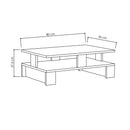 Mansu - Antracit Kaffe Bord