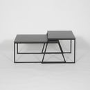 Pal Orta Sehpa - Antracit Kaffeebord Set