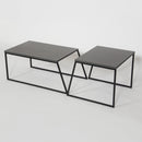 Pal Orta Sehpa - Antracit Kaffeebord Set