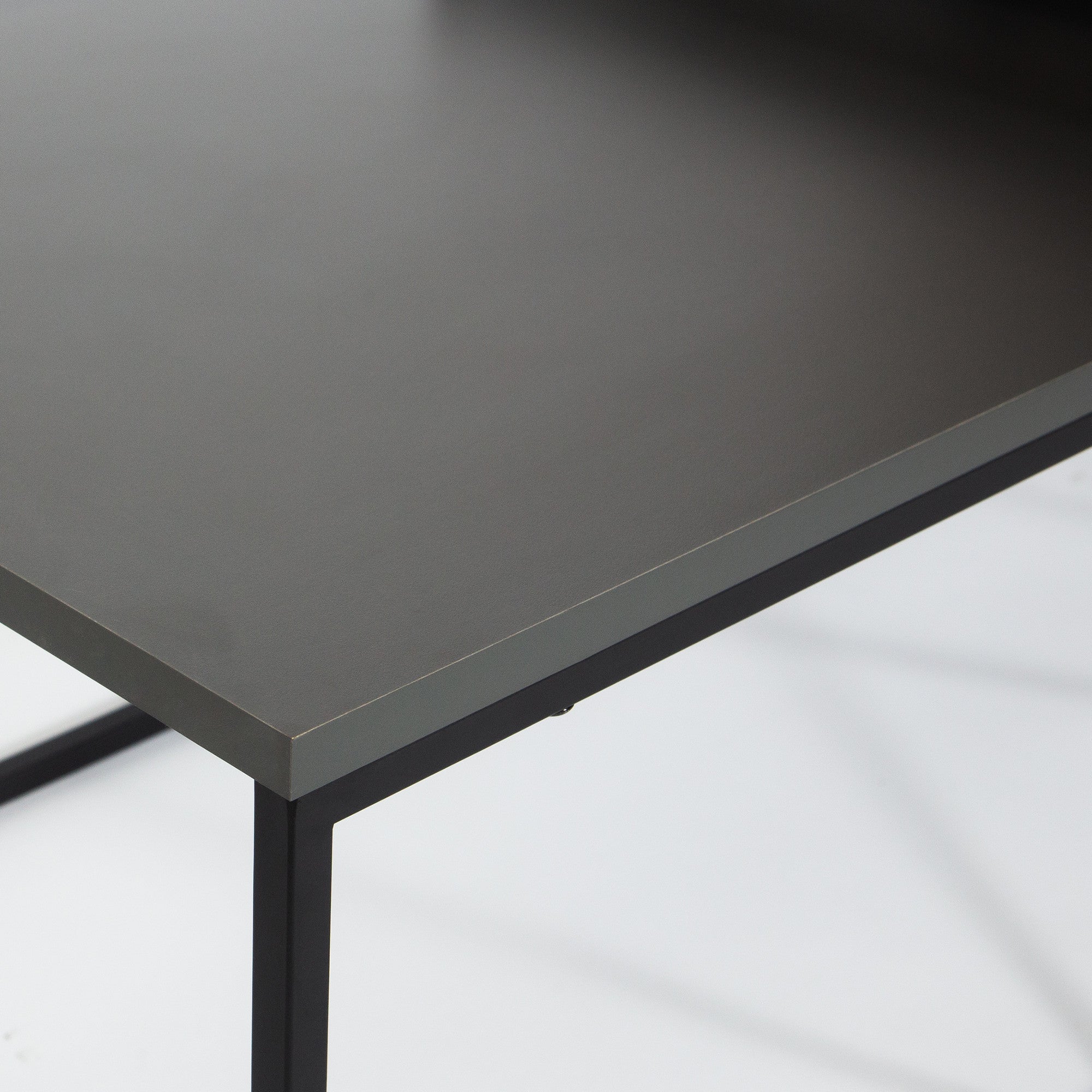 Pal Orta Sehpa - Antracit Kaffeebord Set