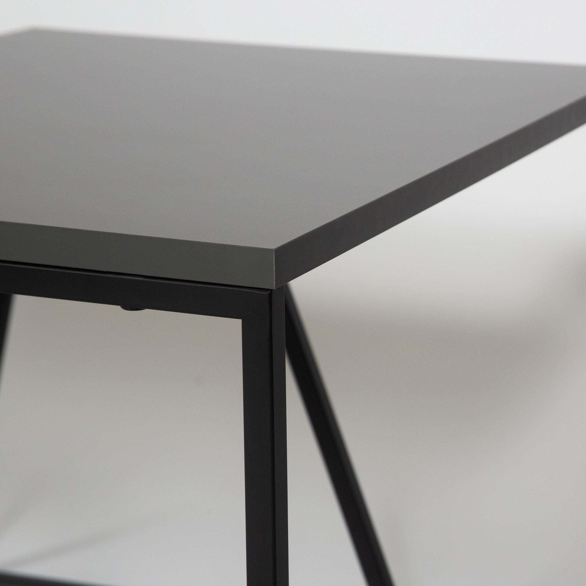 Pal Orta Sehpa - Antracit Kaffeebord Set