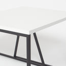 Pal Orta Sehpa - Vit Kaffeebord Set